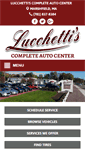 Mobile Screenshot of lucchettis.com